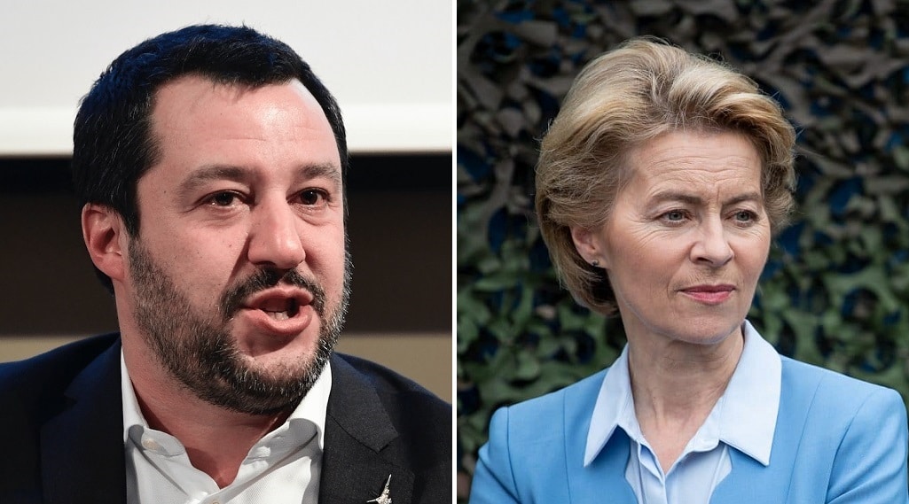 Ursula o Salvini? Contrordine della UE, ora chiudere le frontiere si può anzi si deve
