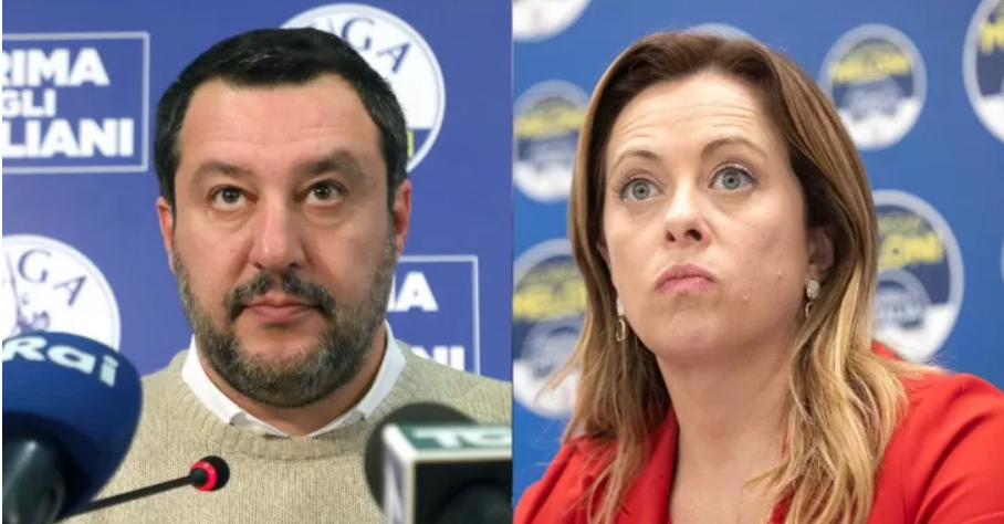 Lite a destra per la leadership: duro botta e risposta tra Salvini e Meloni