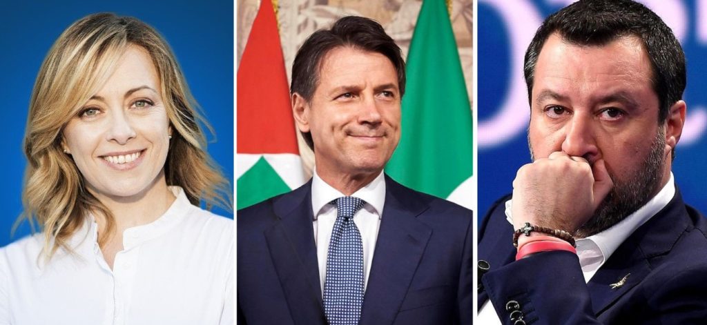 Dopo tanto parlare, Salvini e Meloni alla fine votano Conte