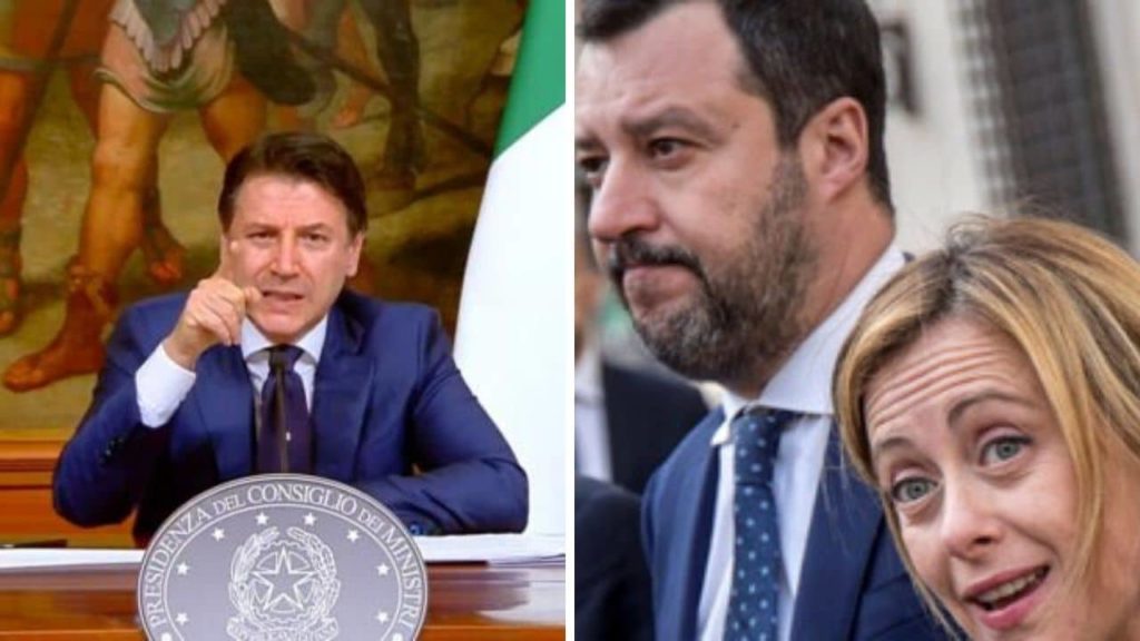 Dopo tanto parlare, Salvini e Meloni alla fine votano Conte