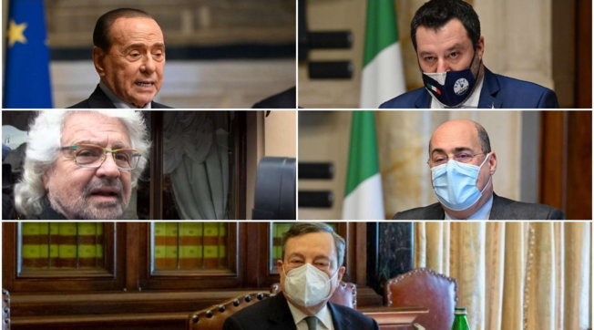 Governo Draghi, il centrodestra in Senato ora ha più voti dei giallorossi