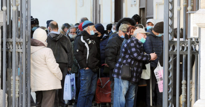L'Italia è ginocchio: 1 milione in più di nuovi poveri nel 2020