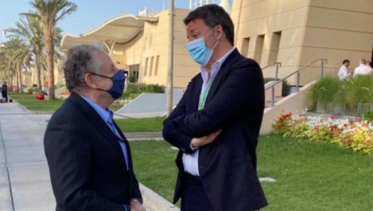 Gli italiani chiusi in casa, Renzi in Bahrain per la Formula Uno: "Che bell'esempio"