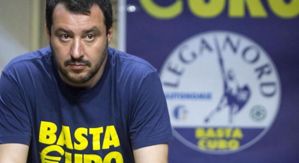 Salvini prima di cambiare idea sull'euro