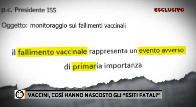 vaccini nascosti esiti fatali