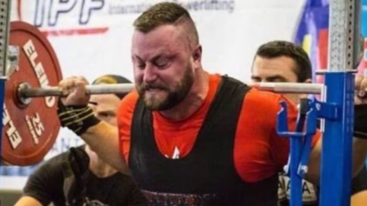 Avi Silverberg gara powerlifting