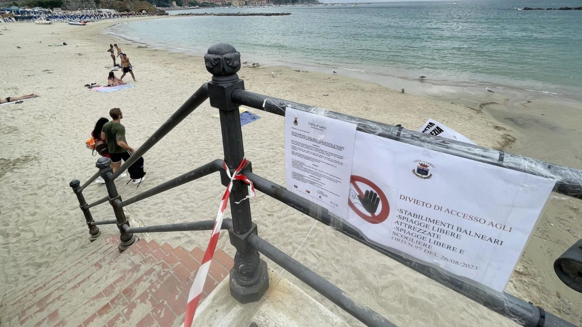 malori 70 bambini spiaggia