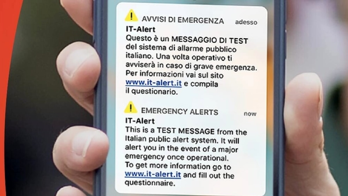 IT-alert sms cosa fare