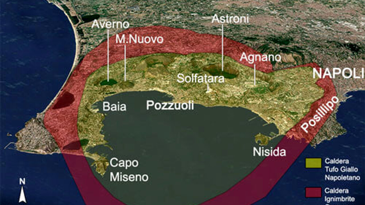 campi flegrei eruzione