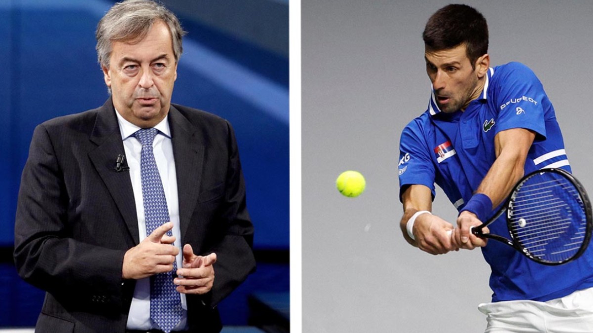 Burioni Djokovic Sinner tweet