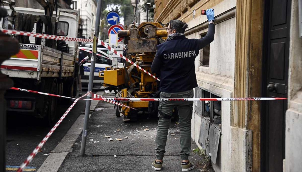 operaio morto roma