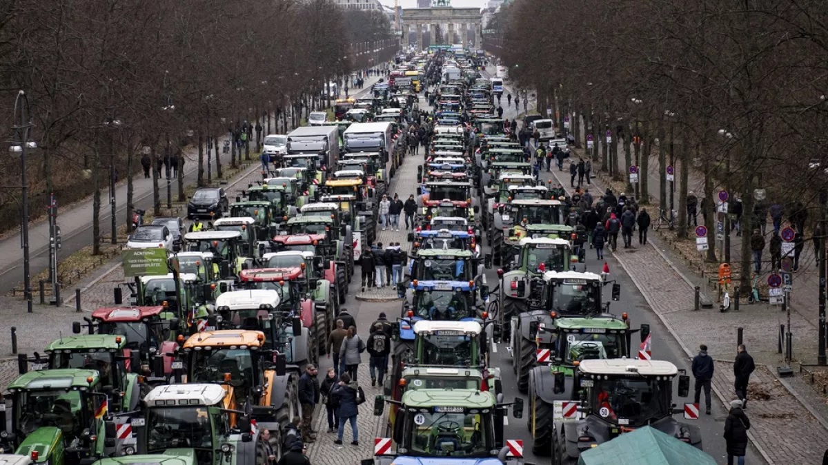 Germania agricoltori proteste trattori