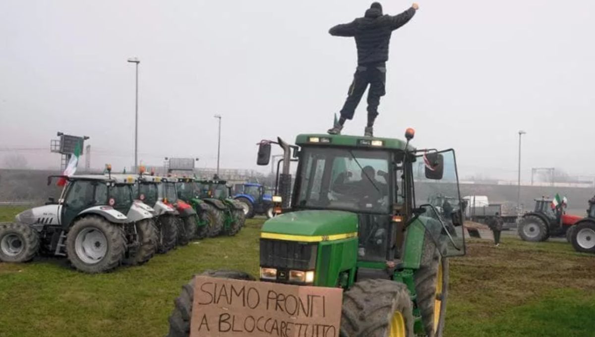 protesta trattori marcia verso Roma