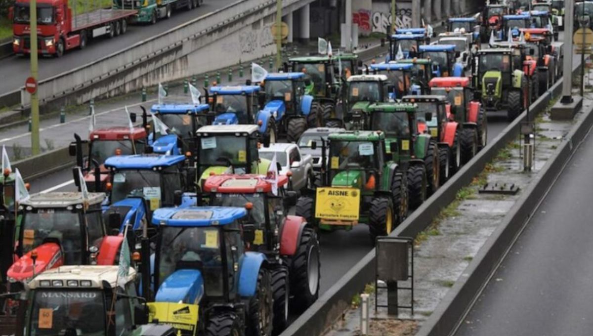 protesta trattori marcia verso Roma