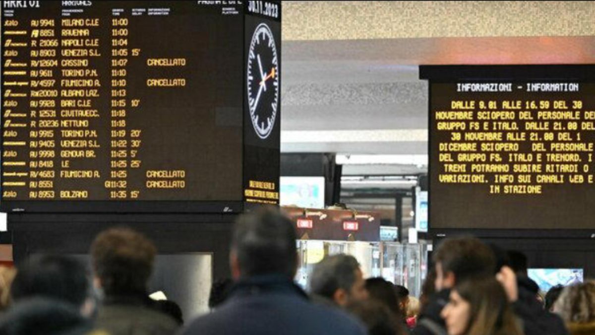 sciopero treni 23 24 marzo