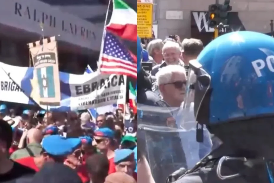 Tensione altissima al corteo del 25 aprile a Milano: insulti choc contro Emanuele Fiano e Brigata ebraica fuori dal corteo. Le parole fanno discutere