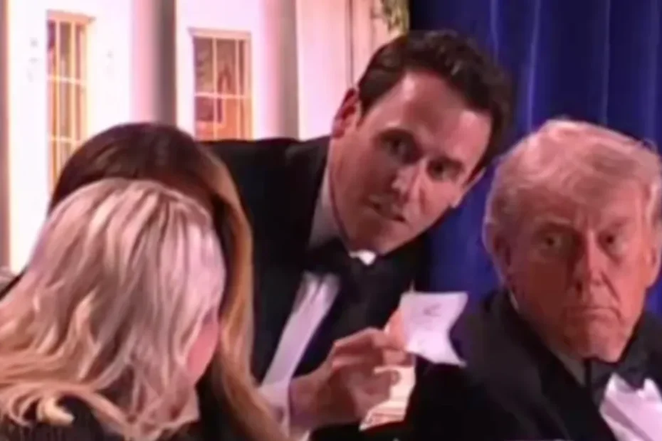 Oz Pearlman mentalista esegue giochi di prestigio al tavolo di Donald Trump