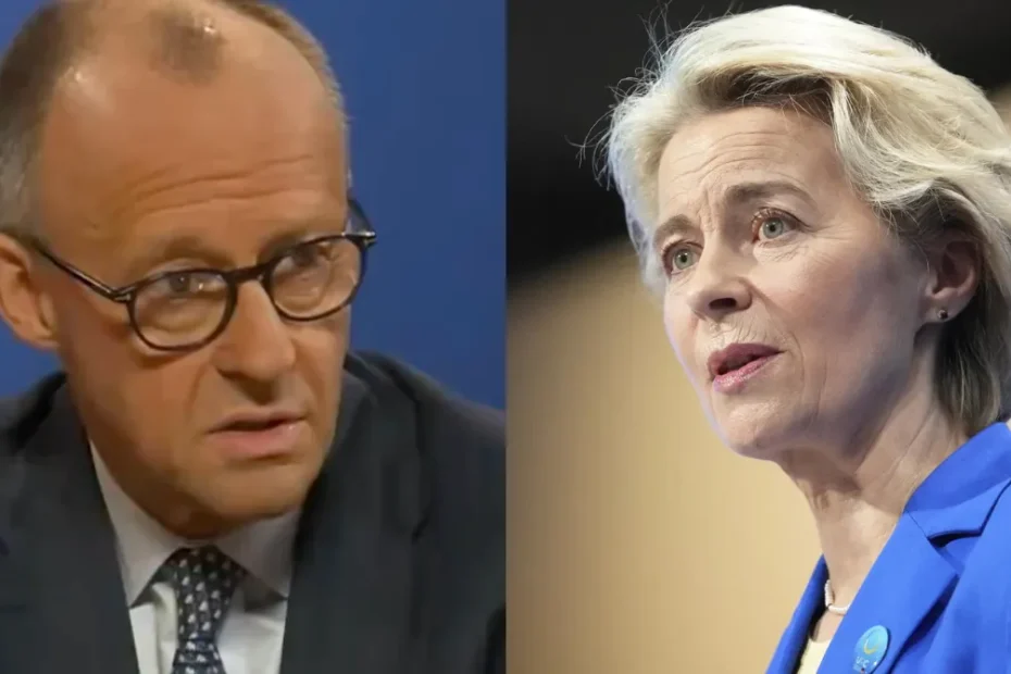 Merz attacca l’UE davanti alle élite mondiali: “Crescita zero e troppa burocrazia”
